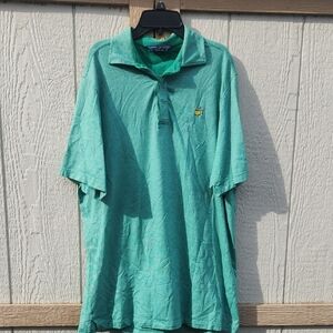 Clubhouse‎ Collection Golf Pro Masters Agusta GA Italy Green Polo Large Sport